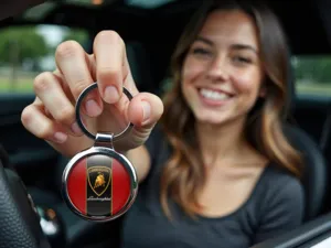 Lamborghini Porte-clés Auto Alliage Tuning Résistant